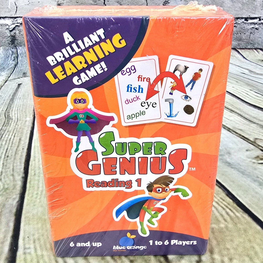 Super Genius Reading‎ 1 - Learning Game Reading Comprehension Skills Kids 6+ NEW